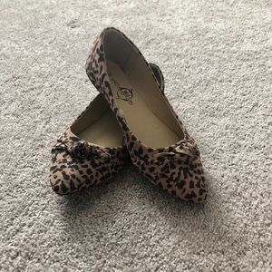 Leopard Print Flats